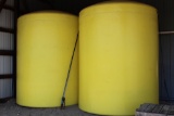 Ace 3,000 gal. poly vertical tank (stored indoors)