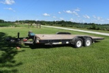 H&H Tilt-bed trailer