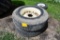 (2) 11R22.5 truck tires and wheels