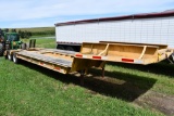 34' low boy trailer