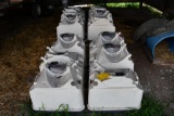 (16) Kinze 1.6 bu. boxes with lids