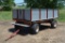 12' galvanized barge wagon w/Westendorf gear