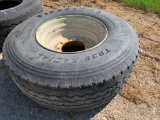 (1) 425/65R22.5 tire w/rim