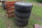 (4) GM 285/75R16 aluminum tires rims