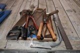 Misc. hand tools, saws, clippers & bolt cutters