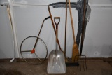 Long handled tools & measuring wheel