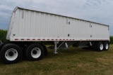 2014 Jet 34' steel hopper bottom trailer