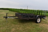 2004 Trotter 8'x6.5' bumper hitch utility trailer w/ ramps