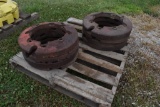 (8) Minneapolis Moline rear wheel weights