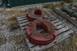 (6) Case IH rear wheel weights, sells times 6 & 1 single