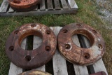 (2) Allis Chalmers rear wheel weights