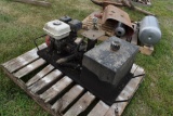 Honda Gx190, 5.5 horse gas engine w/ pump & tank