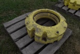 (2) JD rear wheel weights