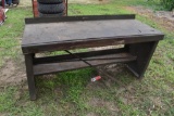 Steel work bench