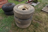 (3) 9.5L-14 tires & rims