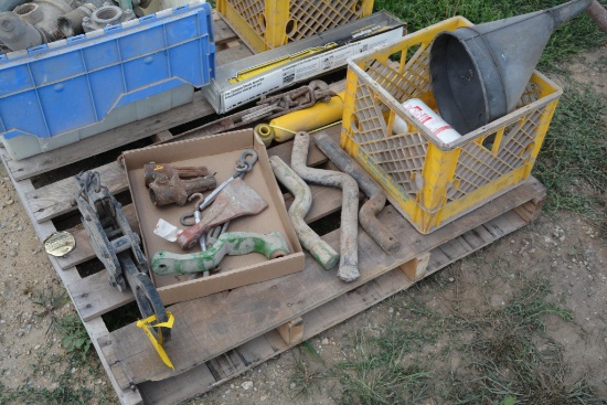Steel clamp / oil filters / PTO adapters, hardware etc.