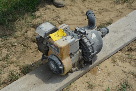 Briggs & Stratton 5 hp gas engine w/ 2" pacer poly product pump