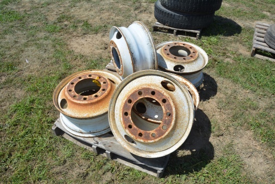 (5) Steel 10 bolt rims