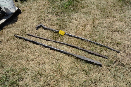 (3) Heavy duty wrecking bars
