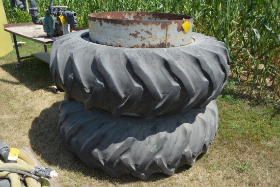 Goodyear 18.4-38 clamp on duals