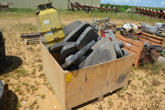 John Deere planter boxes and seed disc