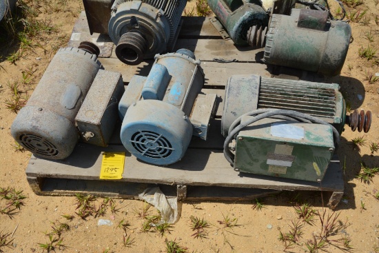 (3) electric motors