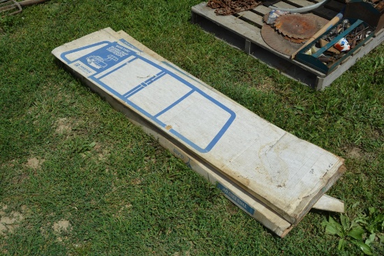 (2) sliding back windows