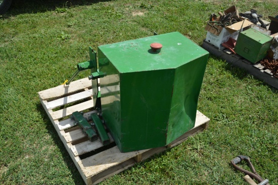 John Deere front mount fuel tank