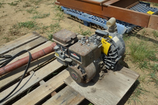 Briggs & Stratton 3 hp gas engine w/ 2" pacer poly pump