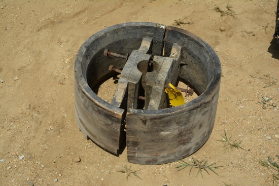 Wooden fly wheel