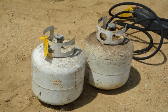 (2) propane tanks