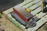 Tractor tool box and (2) DeWalt bags