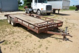 18' tandem axle trailer