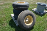 (4) Goodyear 14L-16.1 imp tires on 8 bolt rims