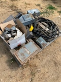 Pallet of electrical items