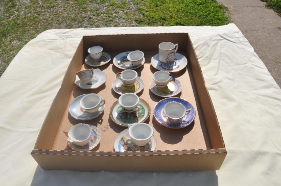 Matching cups & saucers
