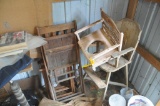 Primitive chairs, rougher