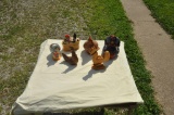 Chicken Planters Recipe Holders and Figurines