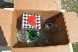 Lot Box of Flower Vases