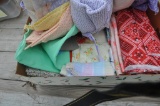 Lot Box of Sewing Materials