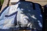 handmade quilt and accessories