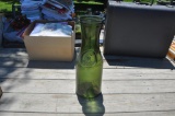 large wine carafe would be great for loose change or flowers