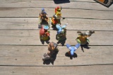 misc bird figurines