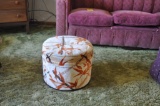 vintage upholstered footstool