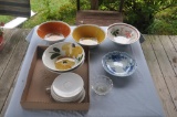 Kitchen bowls and saucers