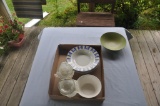 Clear berry bowls and platters