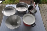 Variety of kitchen cookware