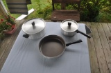 Variety of kitchen cookware