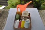 Condiment bottles and napkin holders