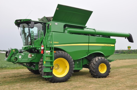 2017 JD S660 2wd combine